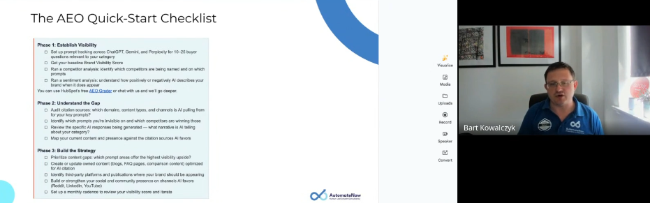 What is New in HubSpot - AEO Checklist