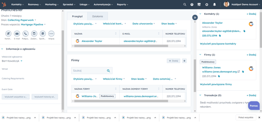 Przyklad systemu crm dla firm wykorzystujacego AI