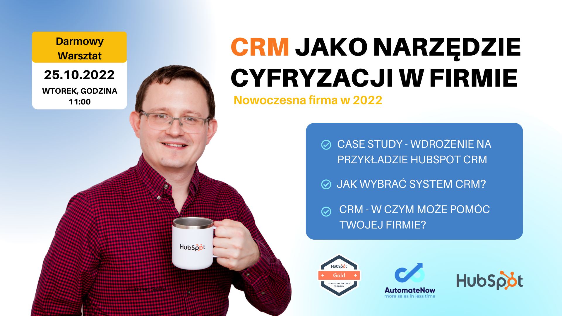 Event Online - 25.10.2022 - CRM a Cyfryzacja Event Online - 25.10.2022 - CRM a Cyfryzacja