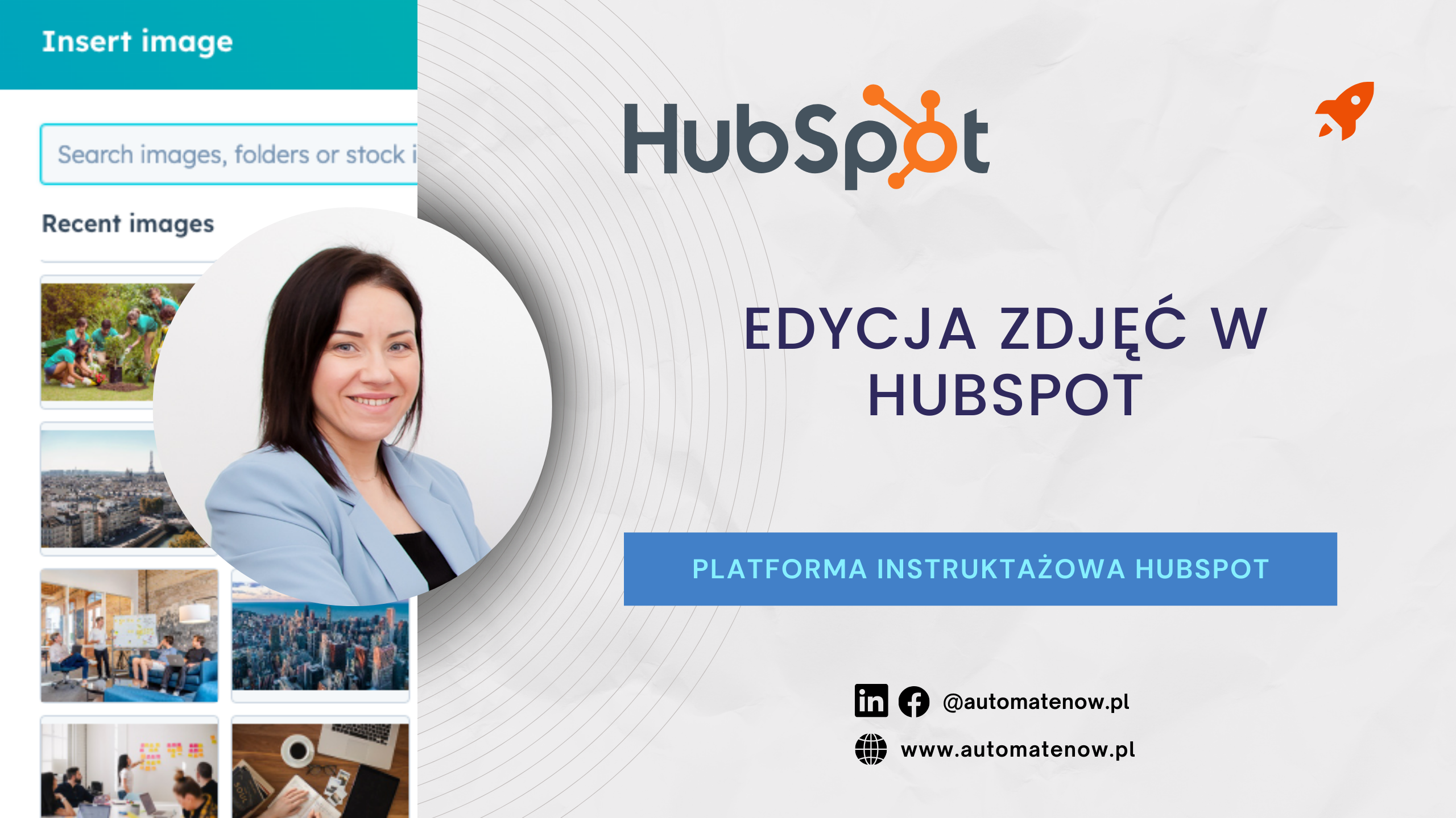 Edycja zdjec w HubSpot